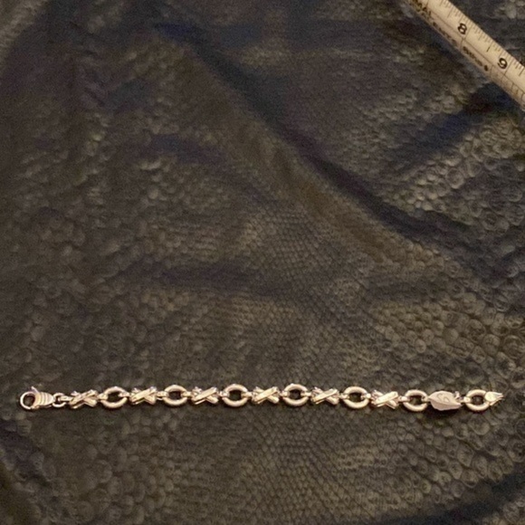 Stylish bracelet unisex 14k white gold new - Picture 4 of 5